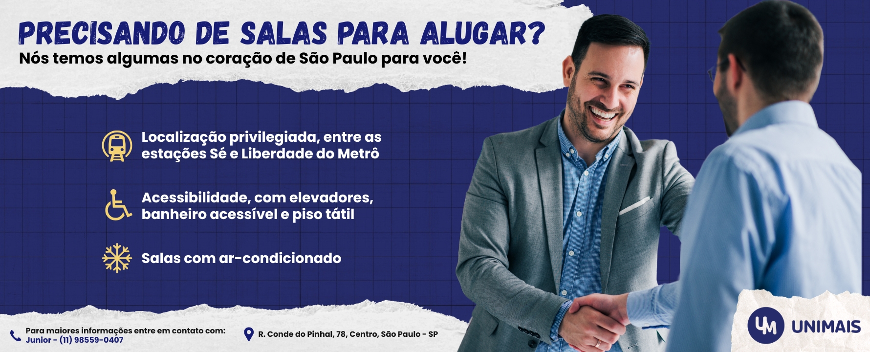 Aluguel de salas